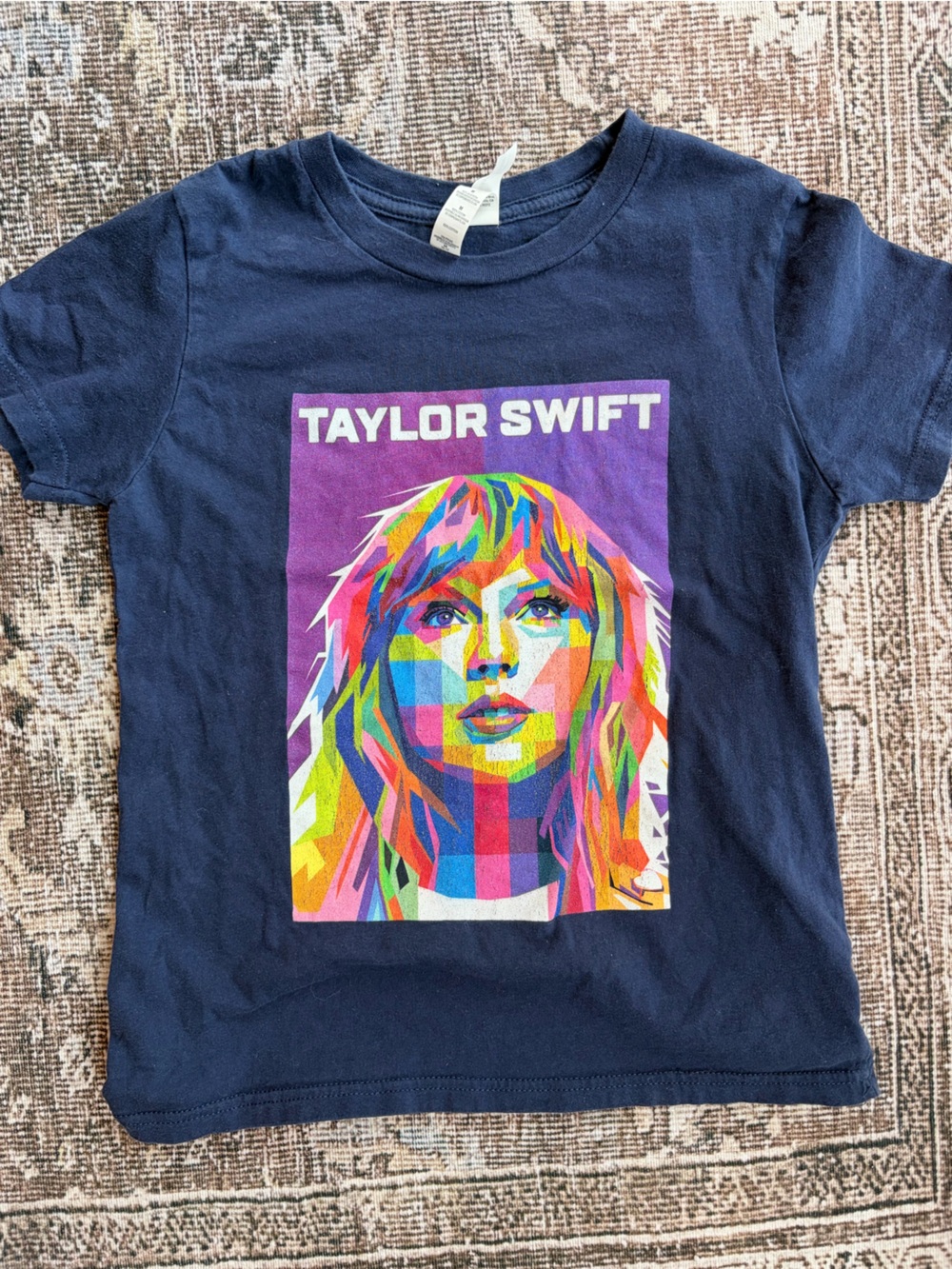 Bella Kids Navy Kids Taylor Swift Multicolor Graphic Tee